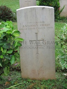 TRINCOMALEE WAR CEMETERY - ANTHONY SWAMI, 